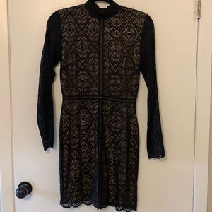 Aritzia Wilfred Black Cocktail Dress